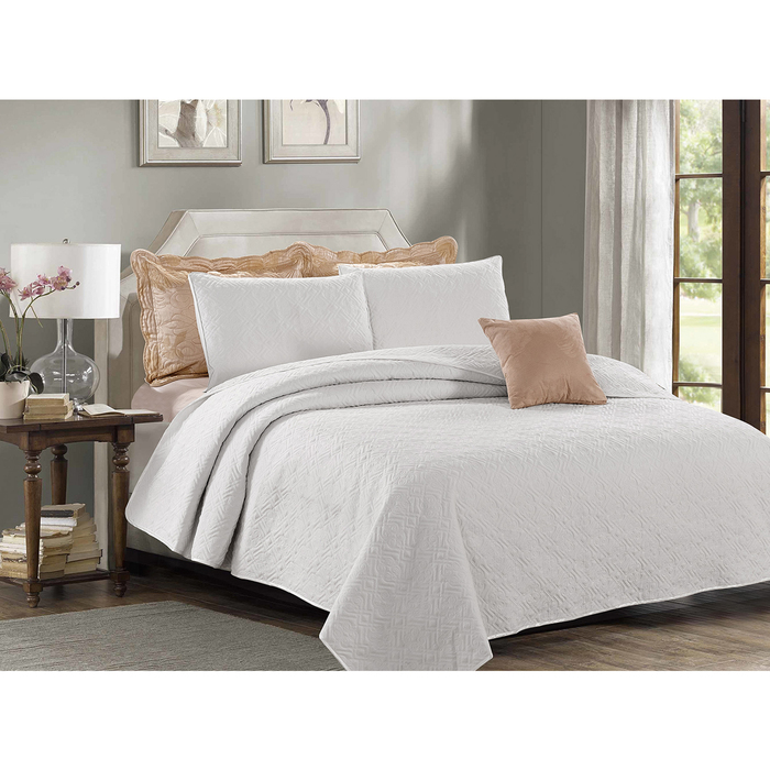 Комплект Manhattan: покрывало 230 × 250 см, наволочки 50 × 70 см - 2 шт