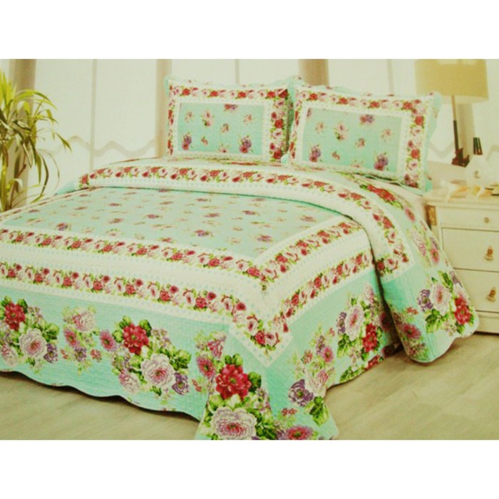 Комплект Pachwork: покрывало 230 × 250 см, наволочки 50 × 70 см - 2 шт