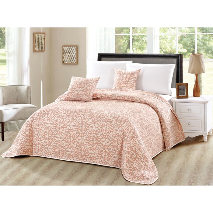 Комплект Parisienne: покрывало 230 × 250 см, наволочки 45 × 45 см - 2 шт