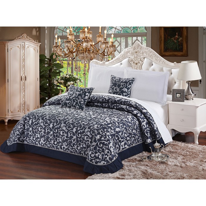 Комплект Tulle: покрывало 240 × 260 см, наволочки 45 × 45 см - 2 шт