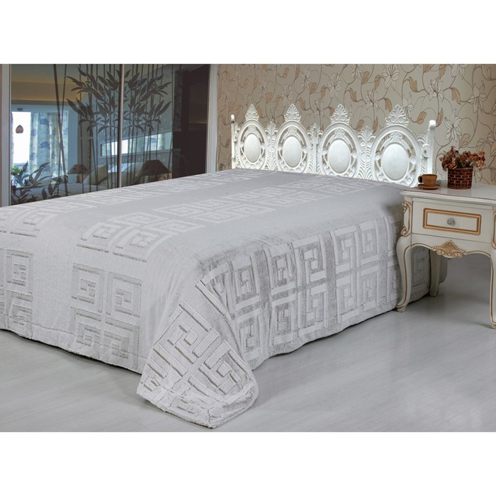 Покрывало, размер 220х240 см, цвет белый, мех DCT599D-021