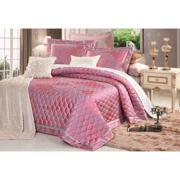 Покрывало, размер 240х260 см, 50х70 см-2 шт., жаккард TJ0200-28