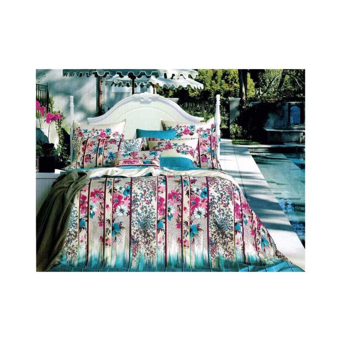 КПБ 2 сп, 220х245 см, 180х210 см, 70х70 см-2 шт., сатин TS02-895-70