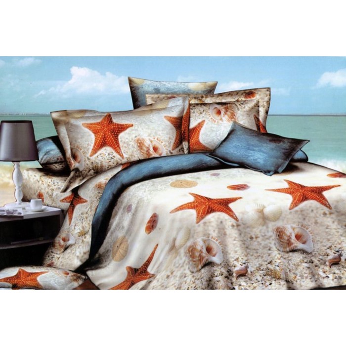 КПБ 2 сп, 220х245 см, 180х210 см, 70х70 см-2 шт., сатин TS02-972-70