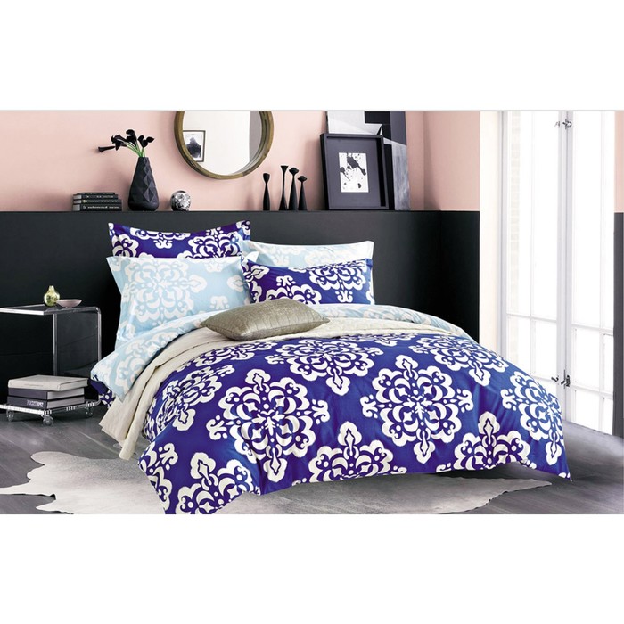 КПБ дуэт, 220х245 см, 160х210 см-2 шт., 50х70 см-2 шт., сатин TPIG5-130-50