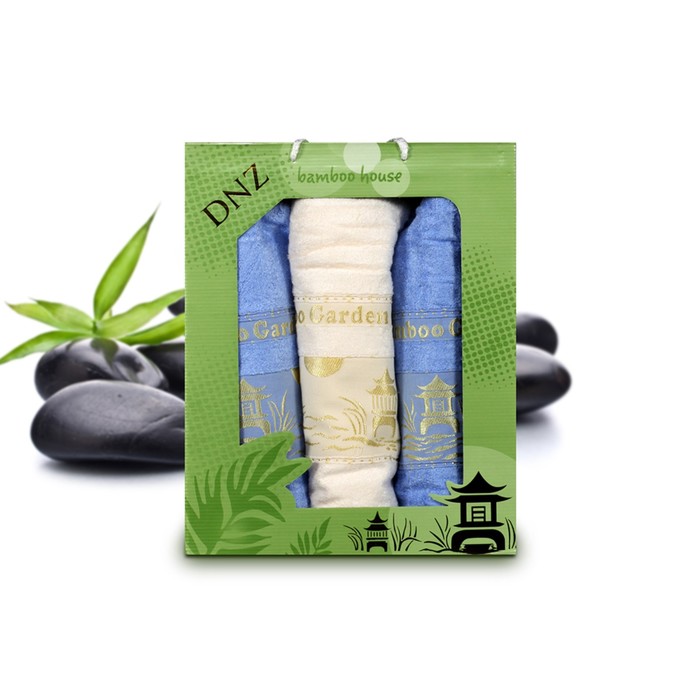 КМП Bamboo, размер 50х90 см-2 шт., 70х140 см-1 шт., махра 8129-03