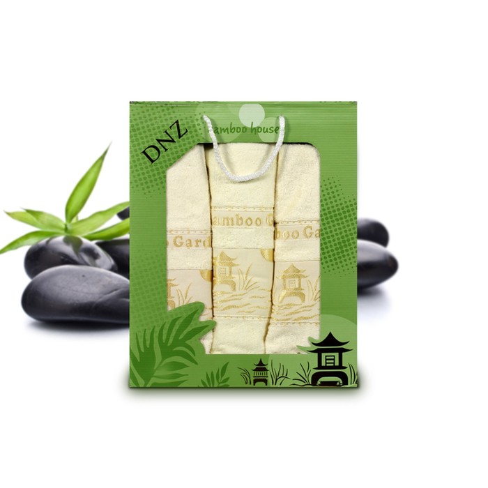 КМП Bamboo, размер 50х90 см-2 шт., 70х140 см-1 шт., махра 8129-04