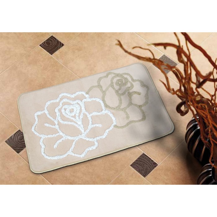 Коврик для ванной,, 40х60 см, микрофибра 13026-02