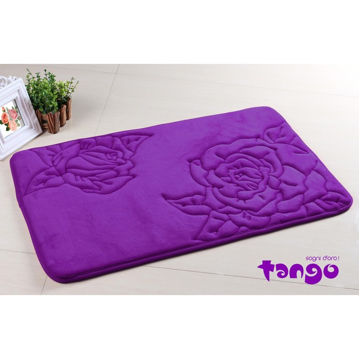 Коврик для ванной,, 50х80 см, микрофибра LZ-06