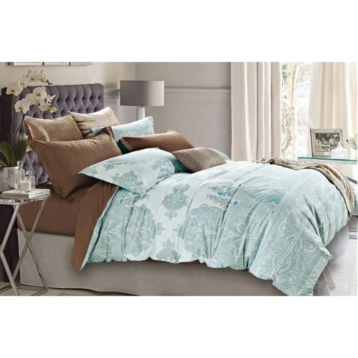 КПБ 1,5 сп, 180х230 см, 150х200 см, 50х70 см, 70х70 см по 1 шт., сатин TPIG4-120