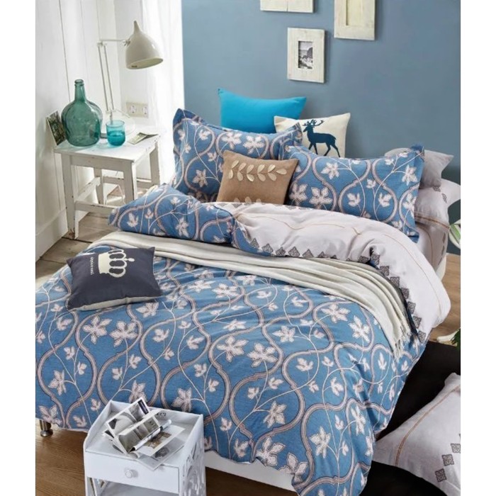 КПБ 1,5 сп, 180х230 см, 150х200 см, 50х70 см, 70х70 см по 1 шт., сатин TPIG4-274