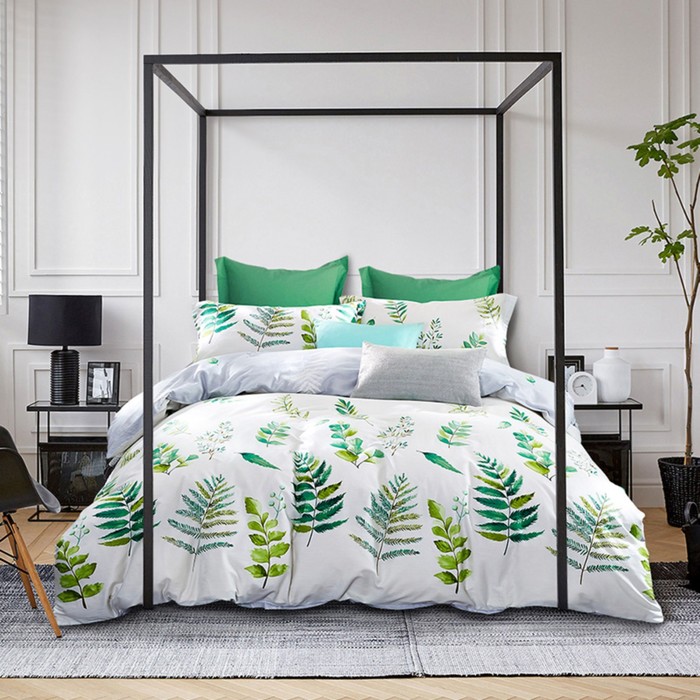 КПБ 1,5 сп, 180х230 см, 150х200 см, 50х70 см, 70х70 см по 1 шт., сатин TPIG4-812