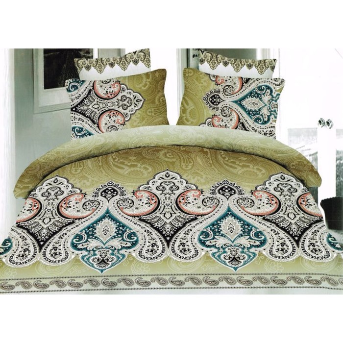 КПБ 1,5 сп, 180х230 см, 160х210 см, 50х70 см, 70х70 см по 1 шт., микросатин DF01-09