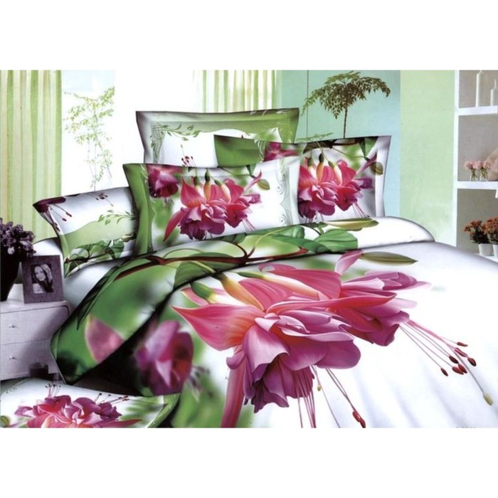 КПБ 1,5 сп, 180х245 см, 160х210 см, 50х70 см-2 шт., сатин TS01-806-50