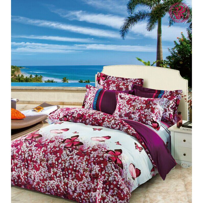 КПБ 1,5 сп, 180х245 см, 160х210 см, 50х70 см, 70х70 см по 1 шт., сатин TS01-416