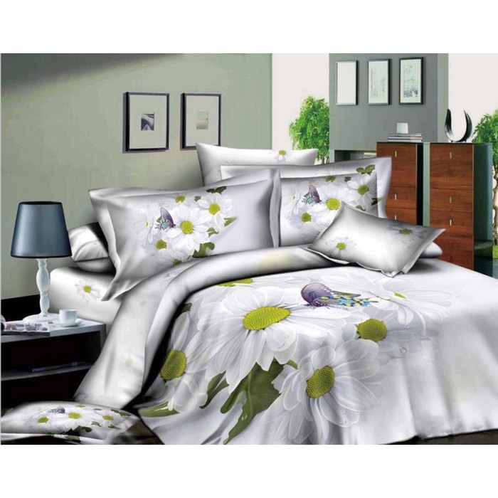 КПБ 1,5 сп, 180х245 см, 160х210 см, 50х70 см, 70х70 см по 1 шт., сатин TS01-75