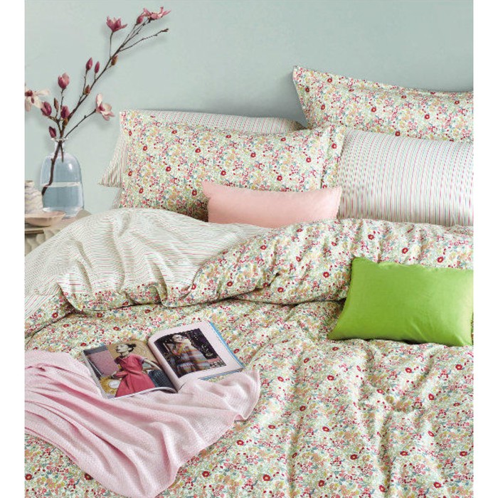 КПБ 1,5 сп, 180х245 см, 160х210 см, 50х70 см, 70х70 см по 1 шт., сатин TS01-X49