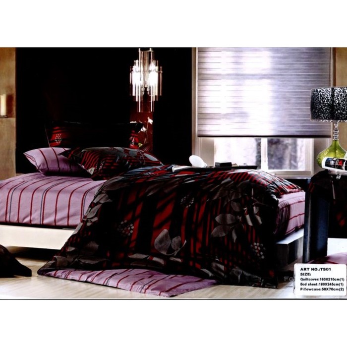 КПБ 1,5 сп, 180х245 см, 160х210 см, 70х70 см-2 шт., сатин TS01-064-70