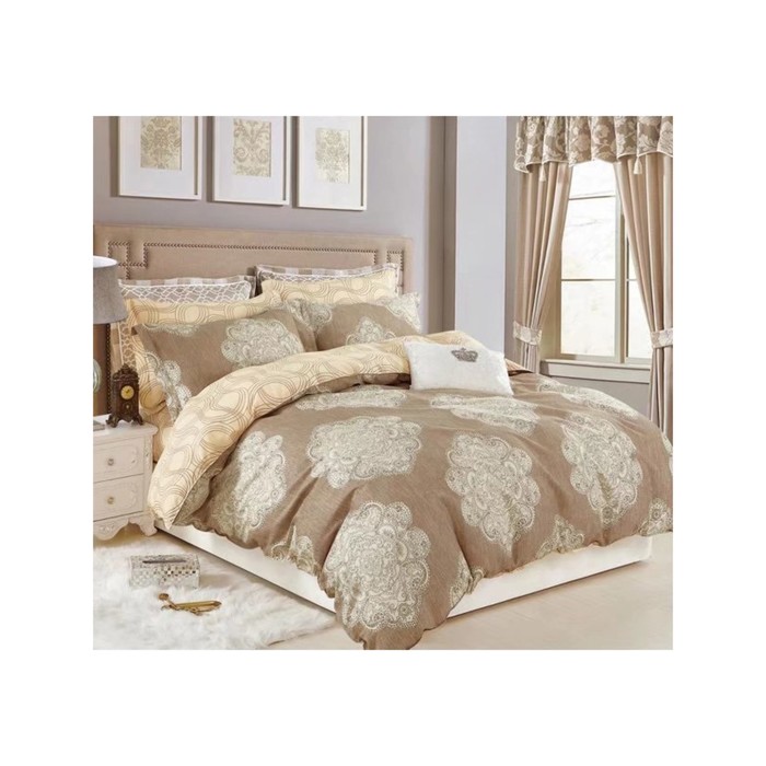 КПБ 2 сп, 200х245 см, 180х210 см, 50х70 см-2 шт., сатин TPIG2-333-50