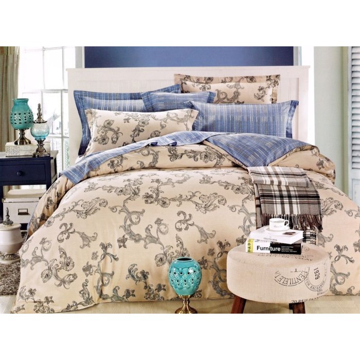 КПБ 2 сп, 200х245 см, 180х210 см, 70х70 см-2 шт., сатин TPIG2-911-70