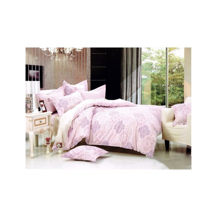 КПБ 2 сп, 220х245 см, 180х210 см, 50х70 см-2 шт., сатин TPIG2-1001-50