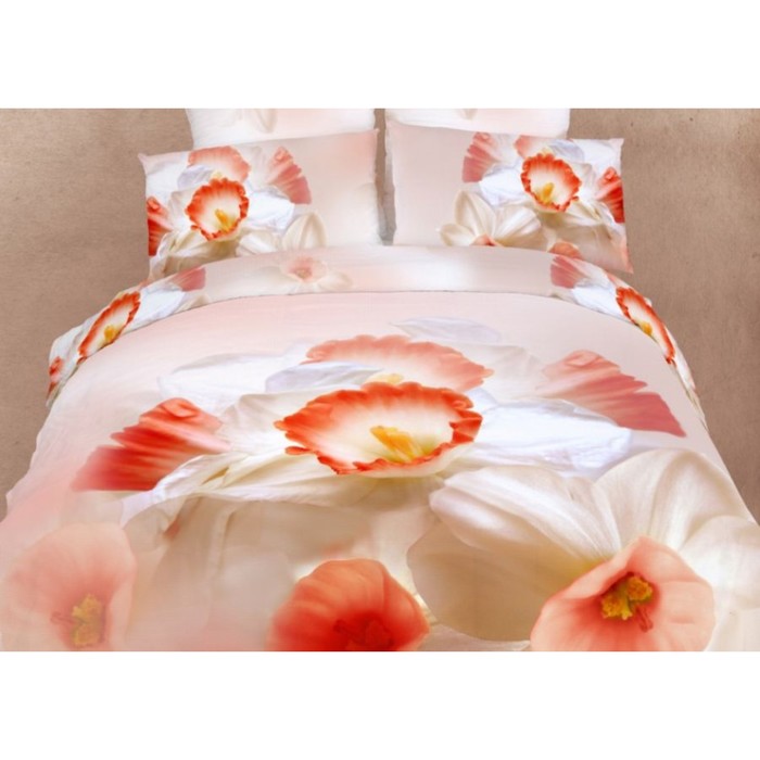 КПБ 2 сп, 220х245 см, 180х210 см, 50х70 см-2 шт., сатин TS02-206-50