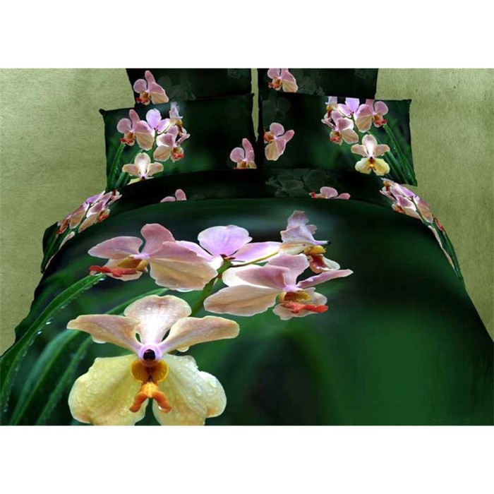 КПБ 2 сп, 220х245 см, 180х210 см, 50х70 см-2 шт., сатин TS02-659-50