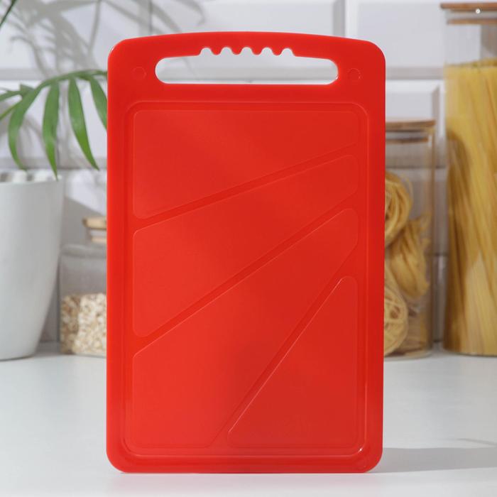 Доска разделочная 28 х 17,5 см цвет МИКС