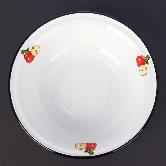 Миска 2 л, декор, светлая