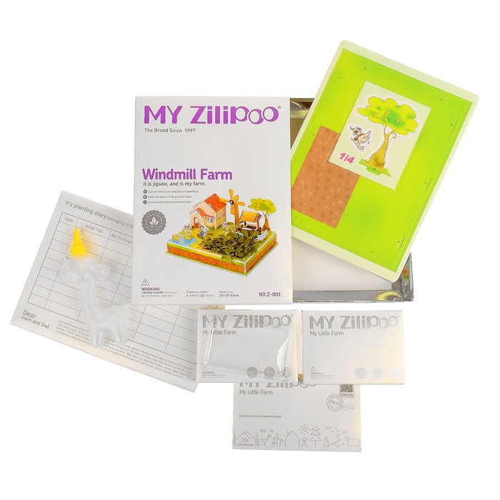 3D-пазл "Ферма ветряная мельница" 23 детали, 25 х 19 х 16 см