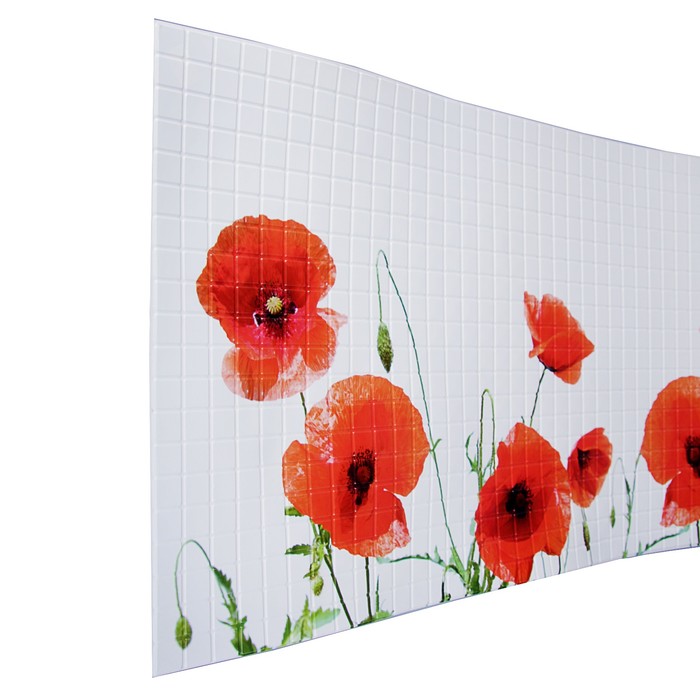 Панель ПВХ мозаика Маки 485х960