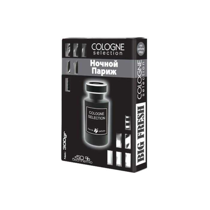 Ароматизатор воздуха "BIG FRESH COLOGNE SELECTION" Ночной Париж, 300 гр BXCOL-151(30)