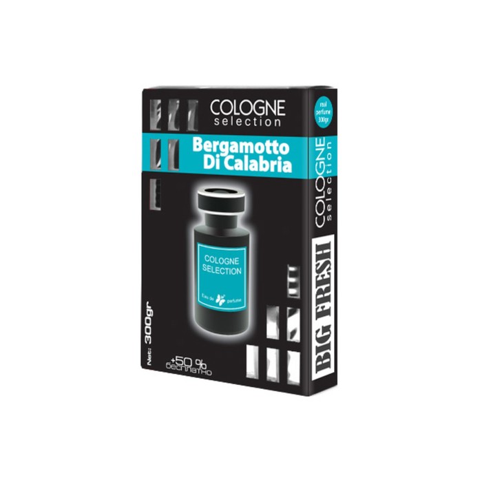 Ароматизатор воздуха "BIG FRESH COLOGNE SELECTION" BergamottoDiCalabria, 300гр BXCOL-163(30) 33683