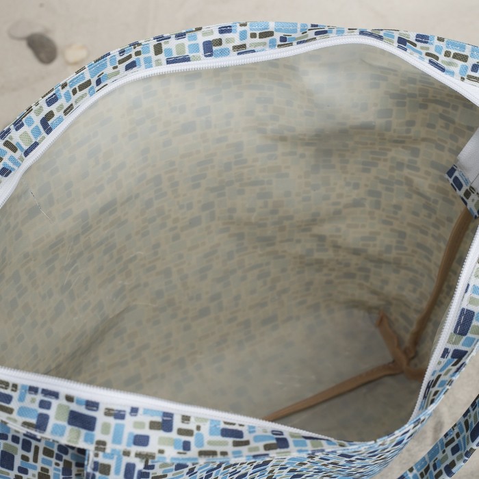 Сумка летняя Bagamas на молнии, 1 отдел, цвет синий