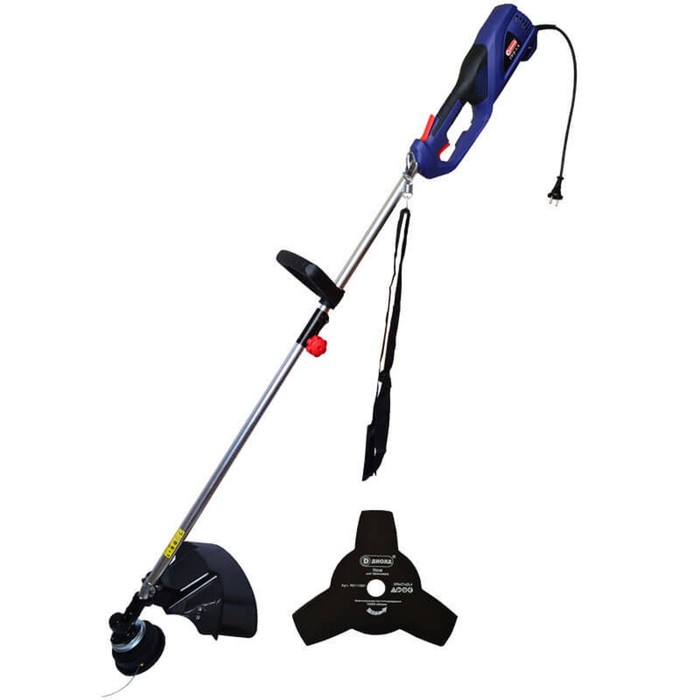 Триммер "ДИОЛД" ГРЭ-1.5, 1500 Вт, 8000 об/мин, плавный пуск, скос леска/диск 380/255 мм