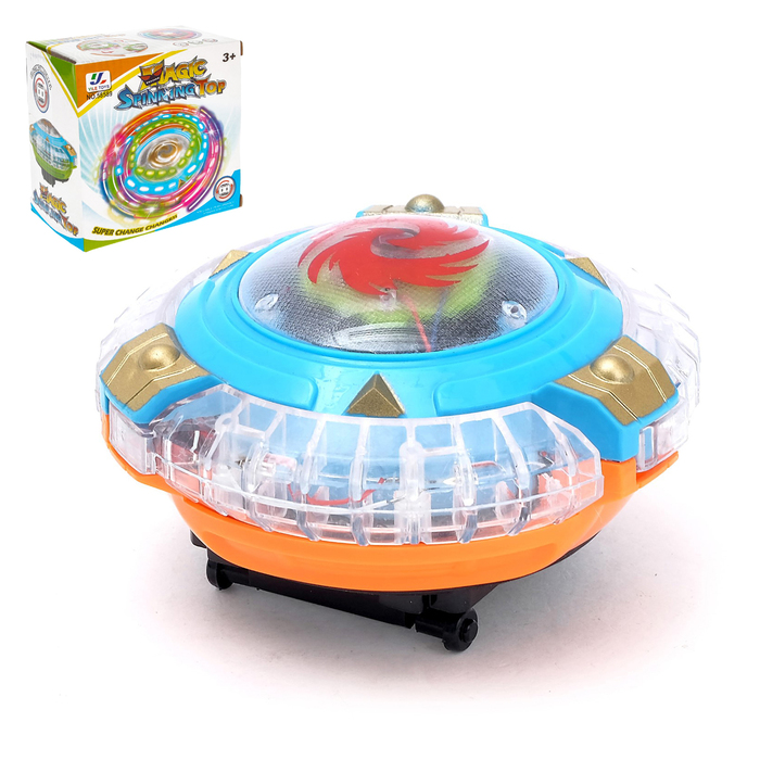 Юла "Магический волчок", работает от батареек, световые и звуковые эффекты