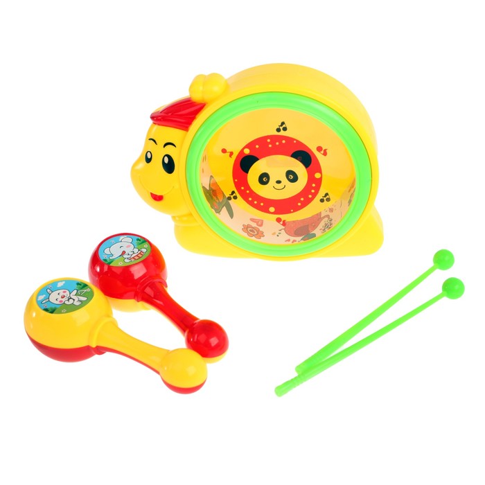 Набор музыкальных инструментов "Весело играть", 3 предмета