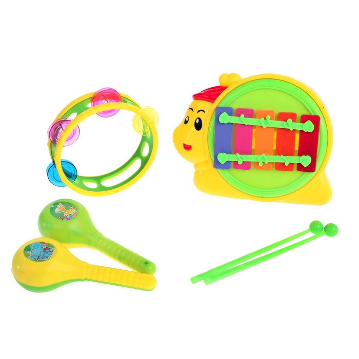 Набор музыкальных инструментов "Радость", 4 предмета