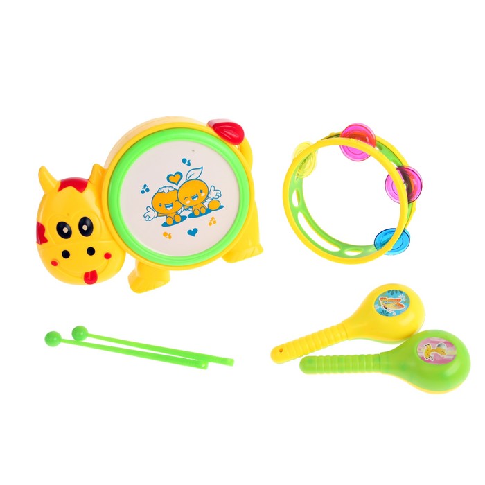 Набор музыкальных инструментов "Концерт", 4 предмета