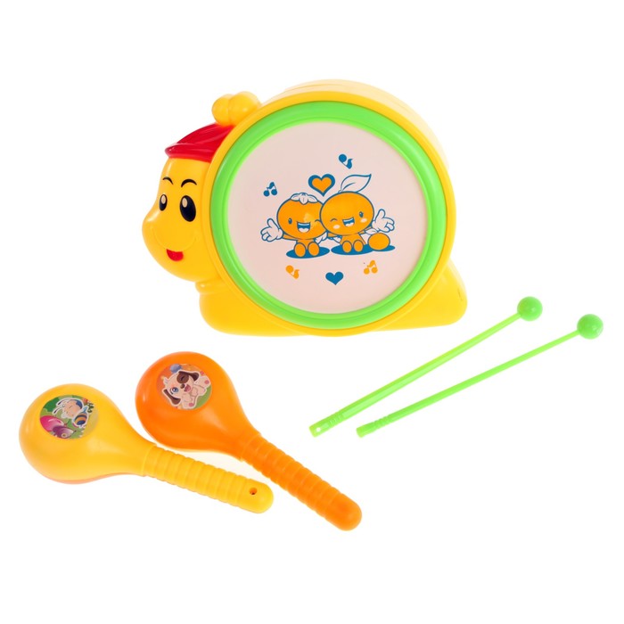 Набор музыкальных инструментов "Поиграем", 3 предмета, МИКС