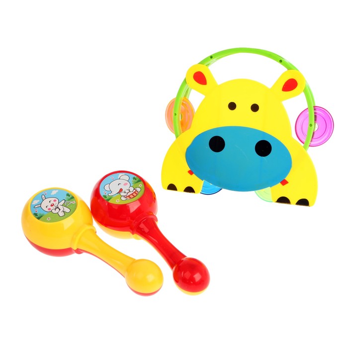 Набор музыкальных инструментов "Звуки радости", 3 предмета