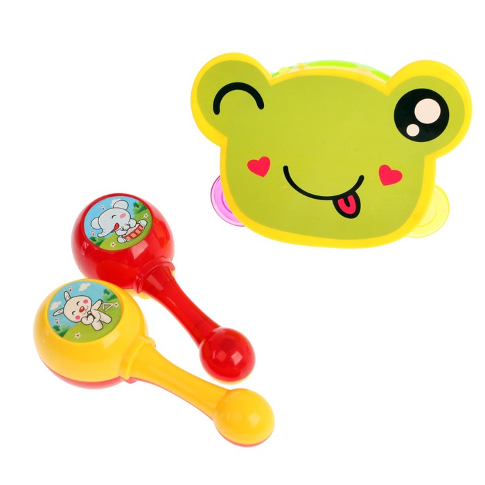 Набор музыкальных инструментов "Музыкальный рай", 3 предмета