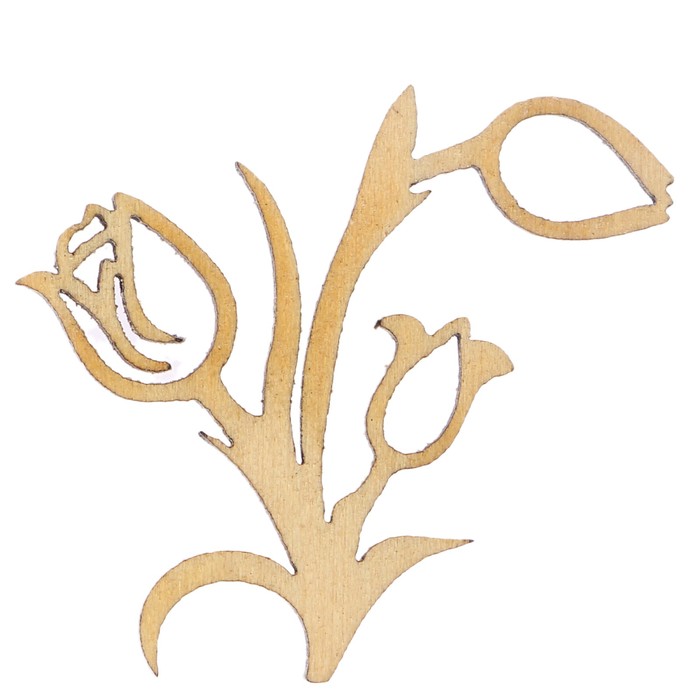 Заготовка для творчества "Тюльпаны" 2,5 см