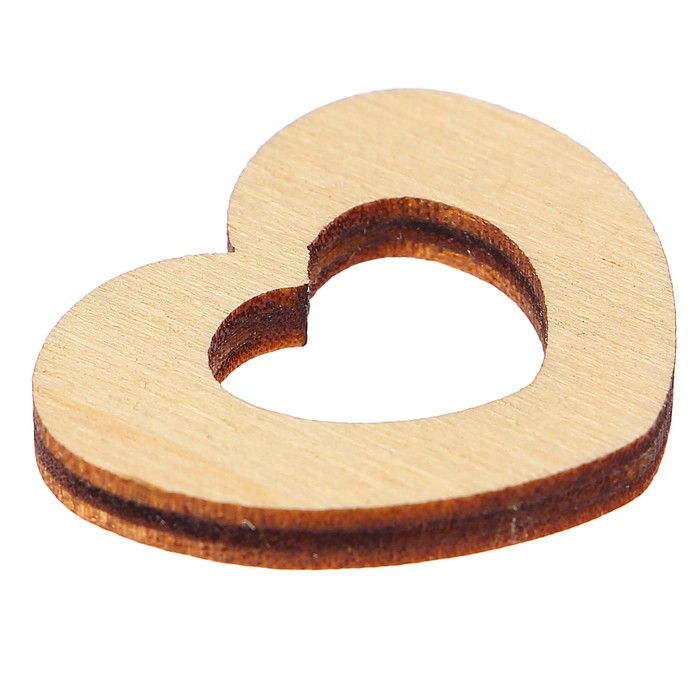 Заготовка для творчества "Сердце" 2,5 см