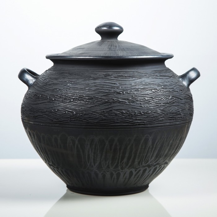 Казан "Чёрная керамика", 10 л