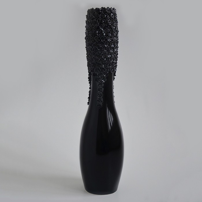 Ваза "Пена" 75 см черная