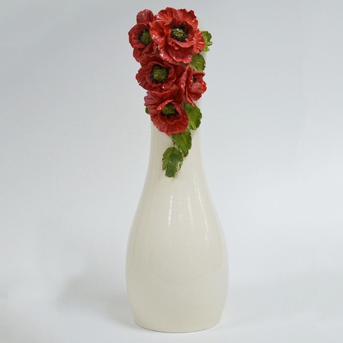 Ваза "Маковый букет" 48 см