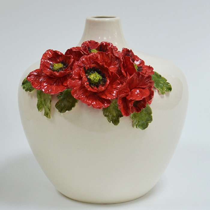 Ваза "Маковый букет" 26 см