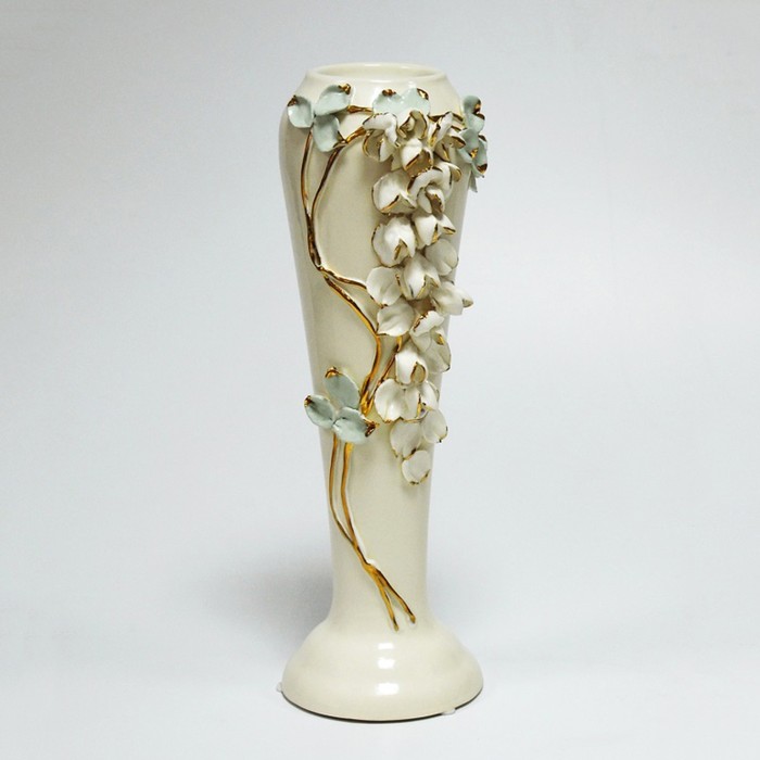 Ваза "Глициния" белая 30см