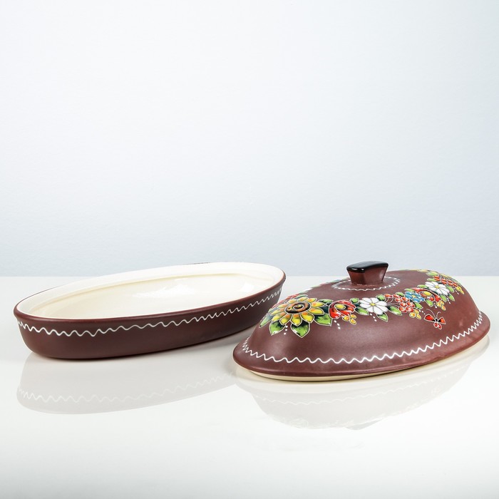 Хлебница "Букет", 13 х 37 х 19 см